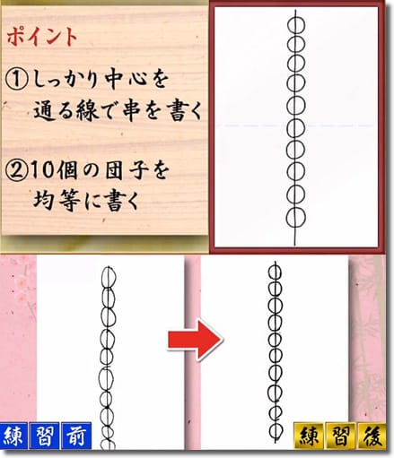 文字のバランスを整える方法